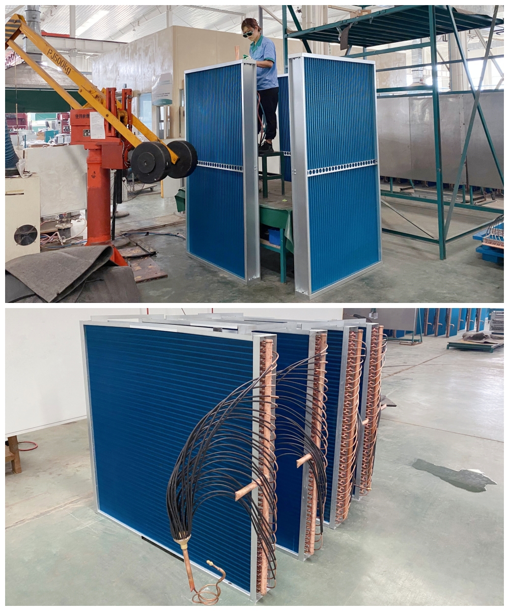 Figure 6 Shell and tube condenser evaporator production line 그림 6 쉘 및 튜브 응축기 증발기 생산 라인