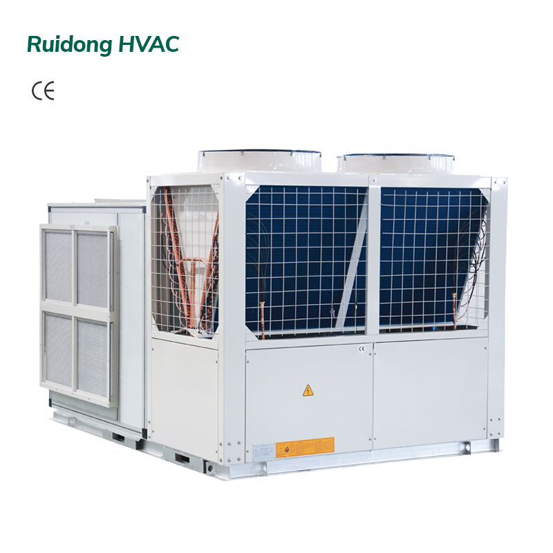  90kW 105kW 120kW 상업용 에어컨 고성능 옥상 포장 장치 넓은 공간