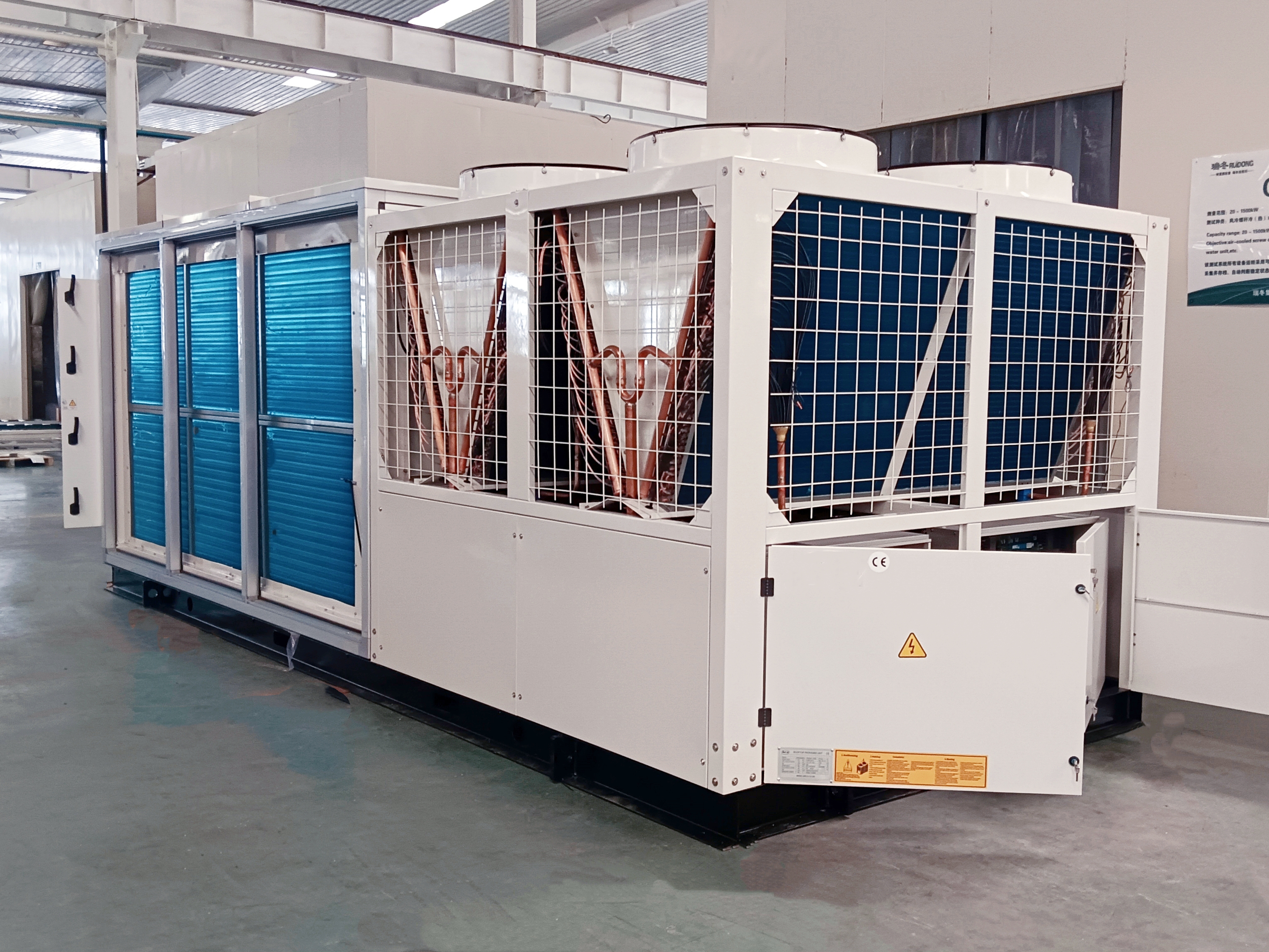 Ruidong 상업용 에어컨 옥상 포장 장치