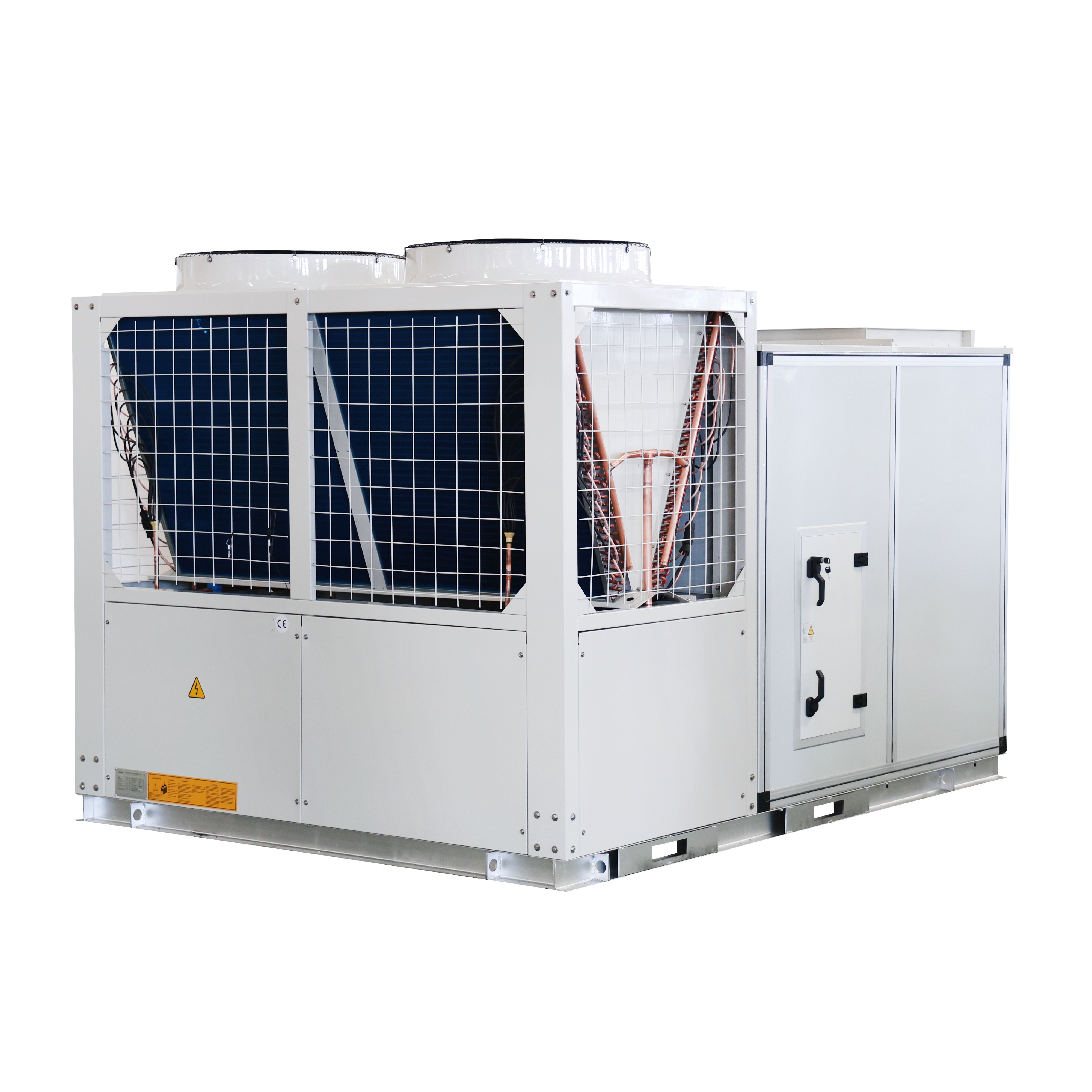  90kW 105kW 120kW 상업용 에어컨 고성능 옥상 포장 장치 넓은 공간