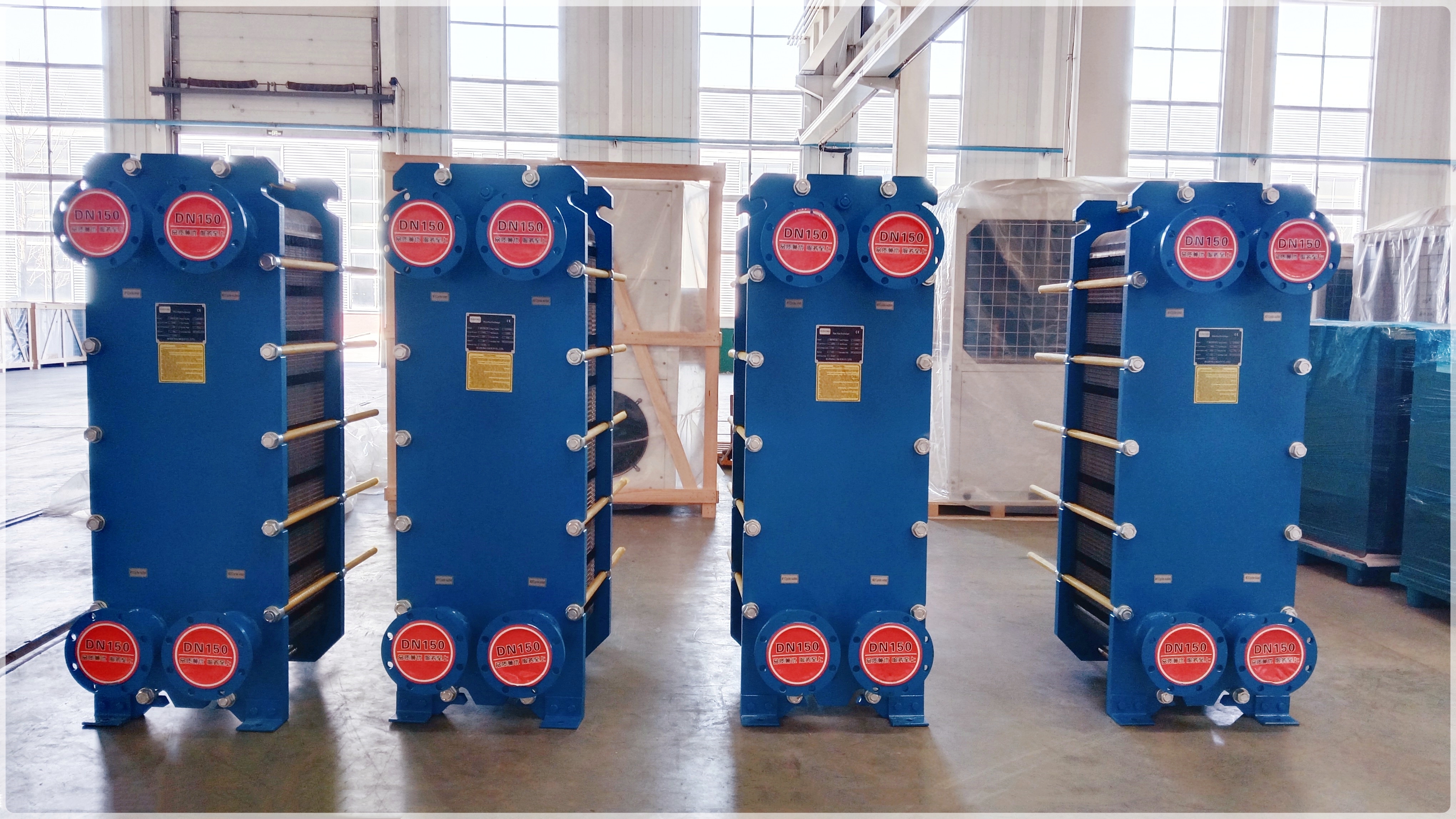 그림 4- 플레이트 열교환 기