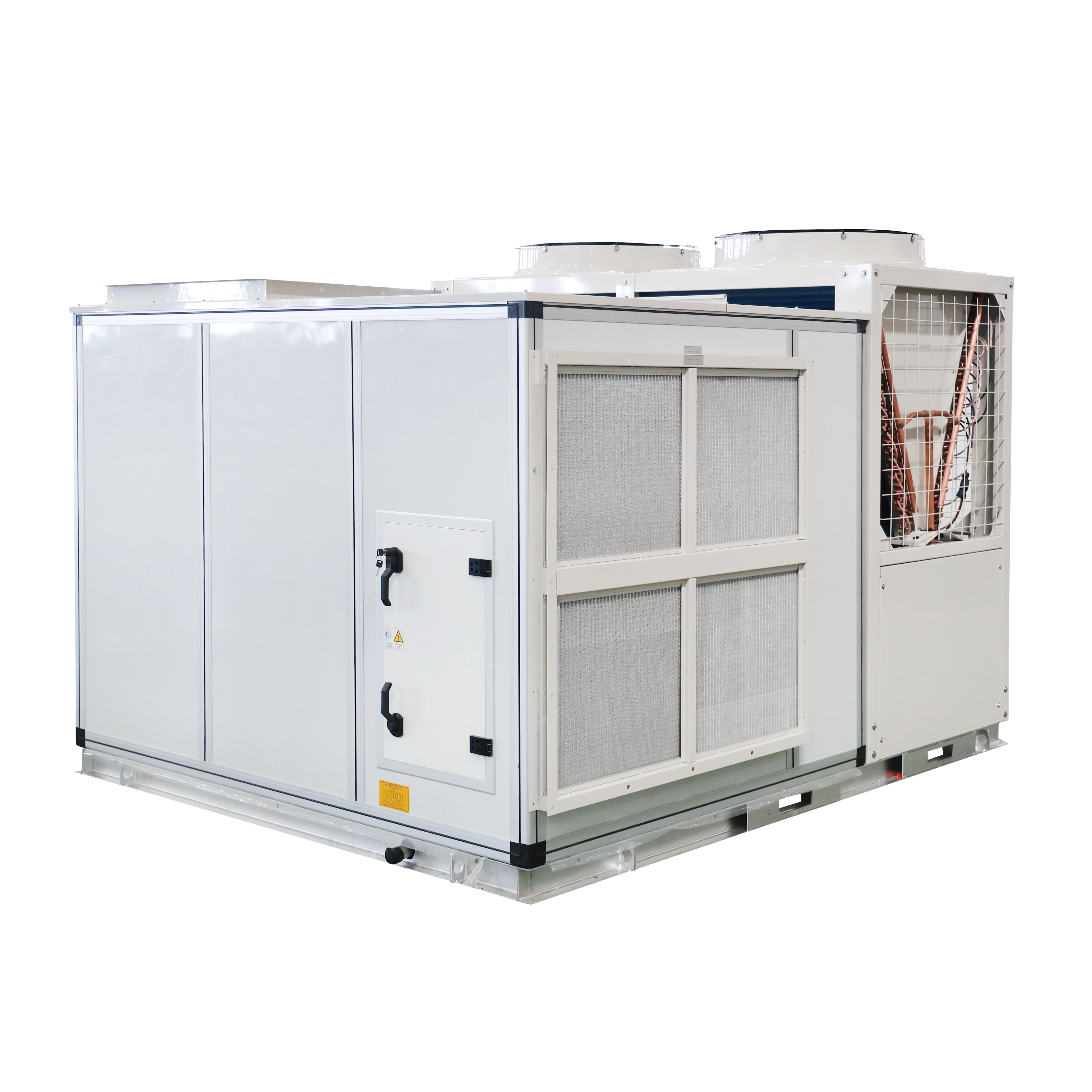  90kW 105kW 120kW 상업용 에어컨 고성능 옥상 포장 장치 넓은 공간