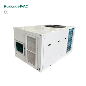 28kW 35kW 50kW 상업용 에어컨 옥상 포장 장치 수평 공급 장치